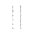LINE ダイヤモンドピアス 1.00CT