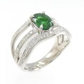 PT グリーンガーネット リング 1.02CT