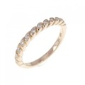 K18PG ダイヤモンド リング 0.08CT