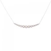 K18PG ダイヤモンド ネックレス 0.30CT