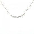 K18YG ダイヤモンド ネックレス 0.20CT
