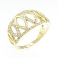 K18YG ダイヤモンド リング 0.46CT