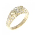 K18YG ダイヤモンド リング 1.008CT