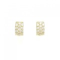 K18YG フープ ダイヤモンド ピアス 0.52CT