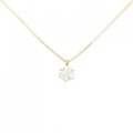 K18YG ソリティア ダイヤモンド ネックレス 0.529CT