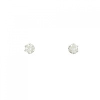 PT ソリティア ダイヤモンド ピアス 0.2CT