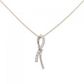 K18PG ダイヤモンド ネックレス 0.20CT