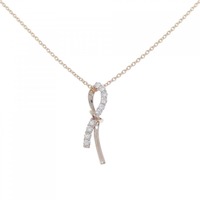 K18PG ダイヤモンド ネックレス 0.20CT