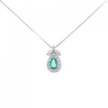 PT エメラルド ネックレス 0.26CT