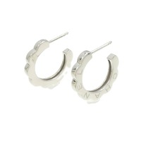 シャネル ホールマーク/750WG ピアス