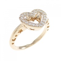 セイレーン アズーロ ハート ダイヤモンド リング 0.17CT
