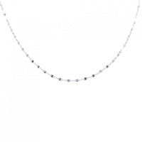 K18WG チェーンネックレス