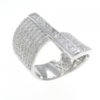 750WG ダイヤモンド リング 1.88CT