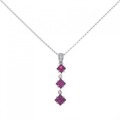 PT ルビー ネックレス 1.13CT