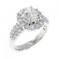 PT ダイヤモンド リング 1.004CT M VVS2 オーバルカット