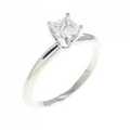 ティファニー プリンセス リング 0.37CT I VS1 プリンセスカット