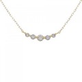K18YG ダイヤモンド ネックレス 0.30CT