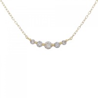 K18YG ダイヤモンド ネックレス 0.30CT