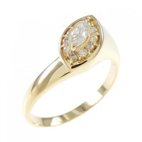 K18YG ダイヤモンド リング 0.18CT