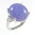 PT ラベンダーヒスイ リング 19.65CT