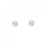 【新品】PT ダイヤモンド ピアス 0.519CT 0.511CT F SI2 VG