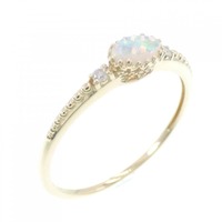 K10YG オパール リング