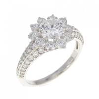 【新品】PT ダイヤモンド リング 0.765CT D SI1 VG