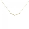 K18YG ダイヤモンド ネックレス 0.05CT