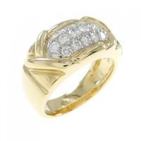 K18YG/PT ダイヤモンド リング 0.541CT