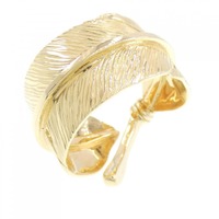 【新品】K18YG フェザー リング