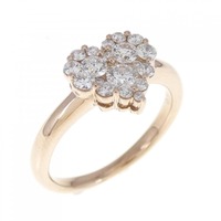 K18PG ハート ダイヤモンド リング 0.50CT