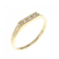 K18YG ダイヤモンド リング 0.02CT