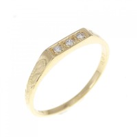 K18YG ダイヤモンド リング 0.02CT