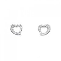 ティファニー オープンハート ミニ ピアス