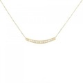 K18YG ダイヤモンド ネックレス 0.07CT