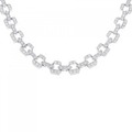 750WG ダイヤモンド ネックレス 5.00CT