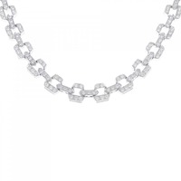750WG ダイヤモンド ネックレス 5.00CT