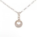 K18PG ダイヤモンド ネックレス 0.40CT