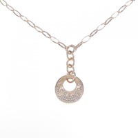 K18PG ダイヤモンド ネックレス 0.40CT