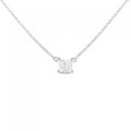 ティファニー プリンセス ネックレス 0.52CT D VS2 プリンセスカット