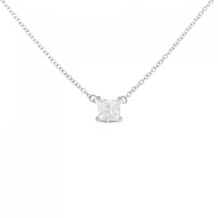 ティファニー プリンセス ネックレス 0.52CT D VS2 プリンセスカット