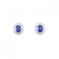PT サファイヤ ピアス 2.51CT
