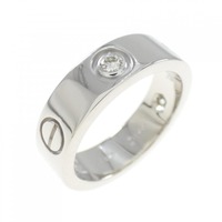 カルティエ ラブ ハーフダイヤ リング