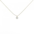 アガット ダイヤモンド ネックレス 0.1CT