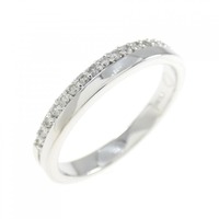K18WG ダイヤモンド リング 0.16CT