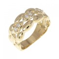 K18YG ダイヤモンド リング 0.13CT