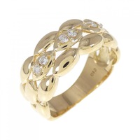 K18YG ダイヤモンド リング 0.13CT
