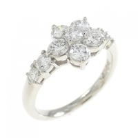 PT1000 フラワー ダイヤモンド リング 0.72CT