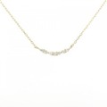 シエナ ロゼ ダイヤモンド ネックレス 0.04CT