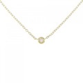 K18YG ダイヤモンド ネックレス 0.03CT
